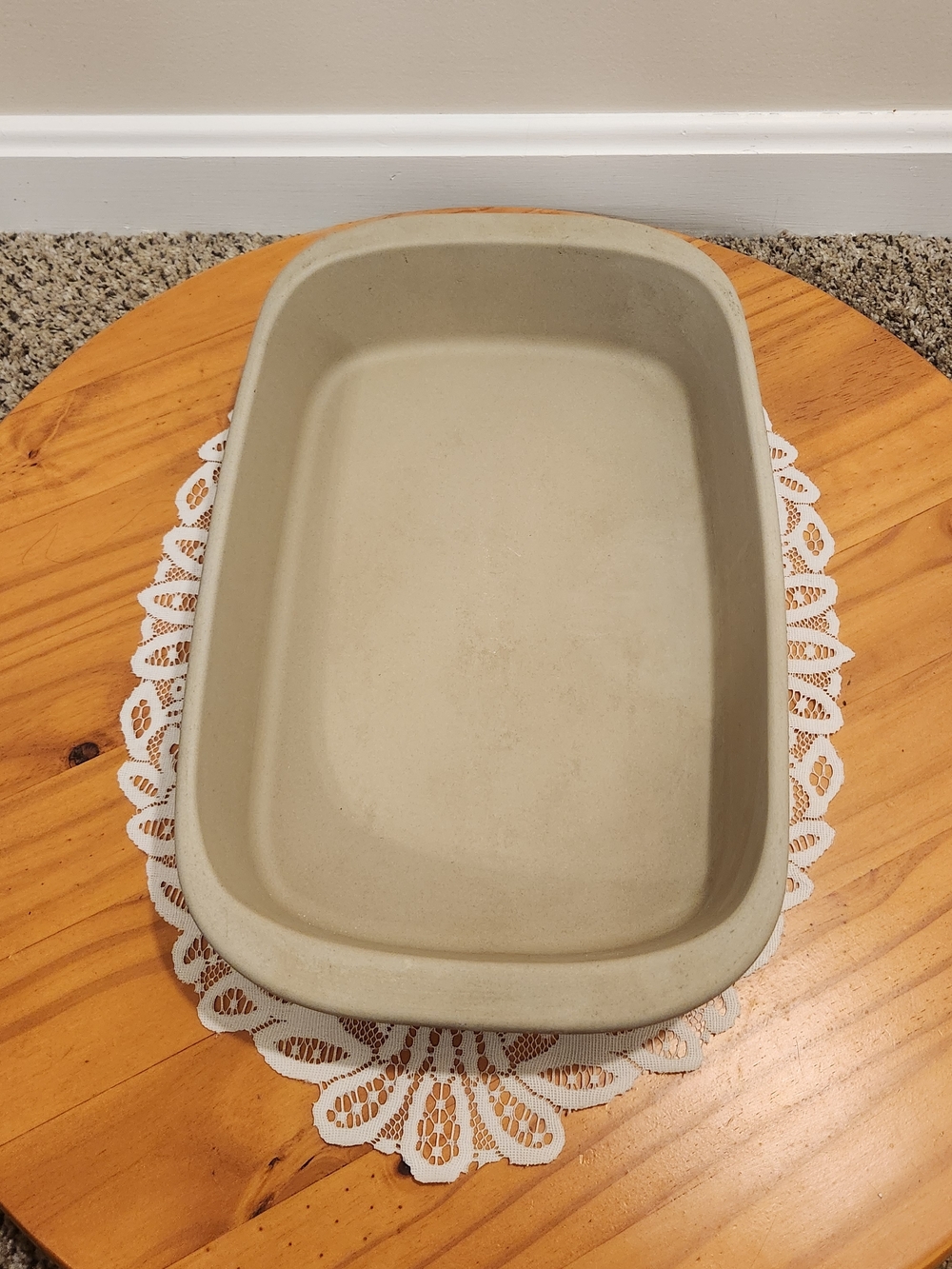 Pampered Chef 9.5" X 13.5" Stoneware Rectangular Baker #1430